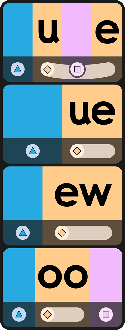 All Long 'u' Vowel Card