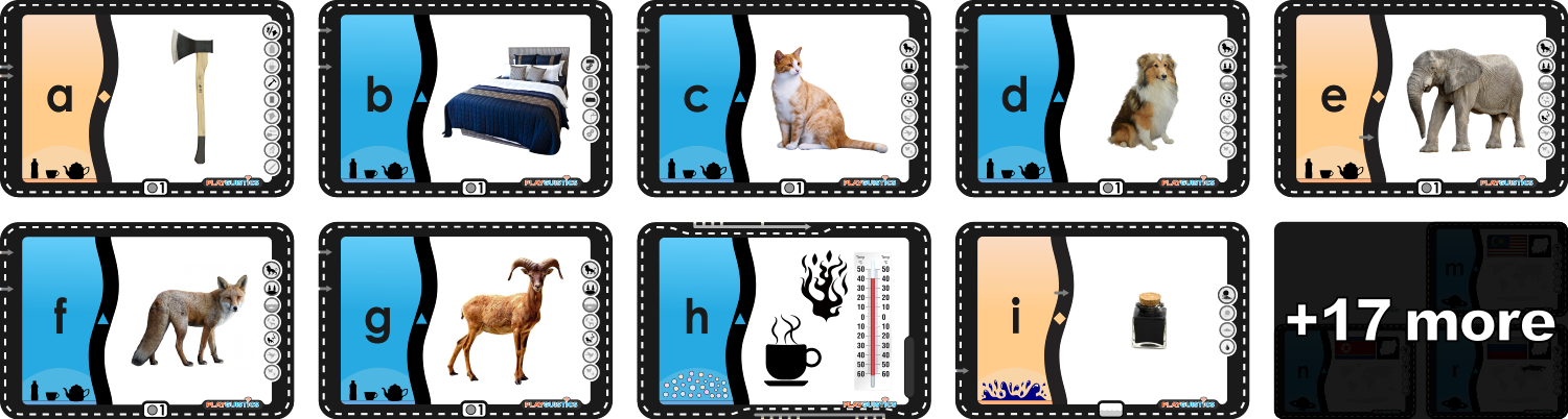 Flashcard Preview: Alphabet Word - Set 1