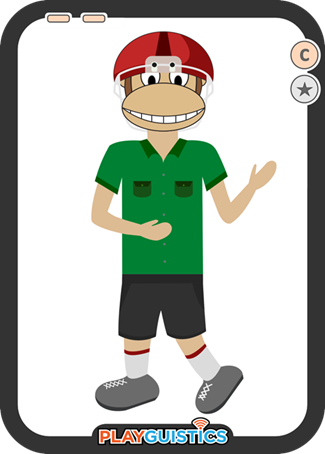 Monkey (Clothing) Card Example