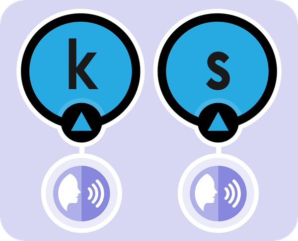 'c' Card Phonics Sounds Side