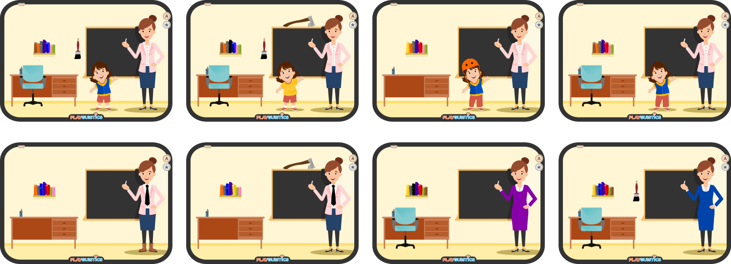 Classroom Cards (Clothing) Preview