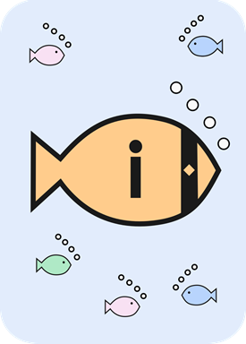 Phonics Fish Example Card