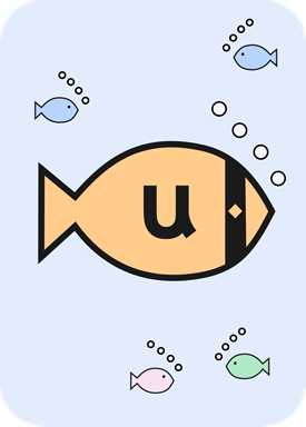 Phonics Fish Example Card