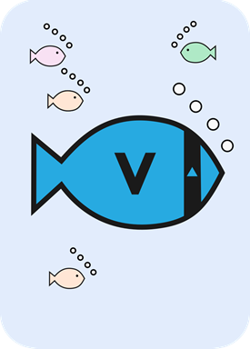 Phonics Fish Example Card