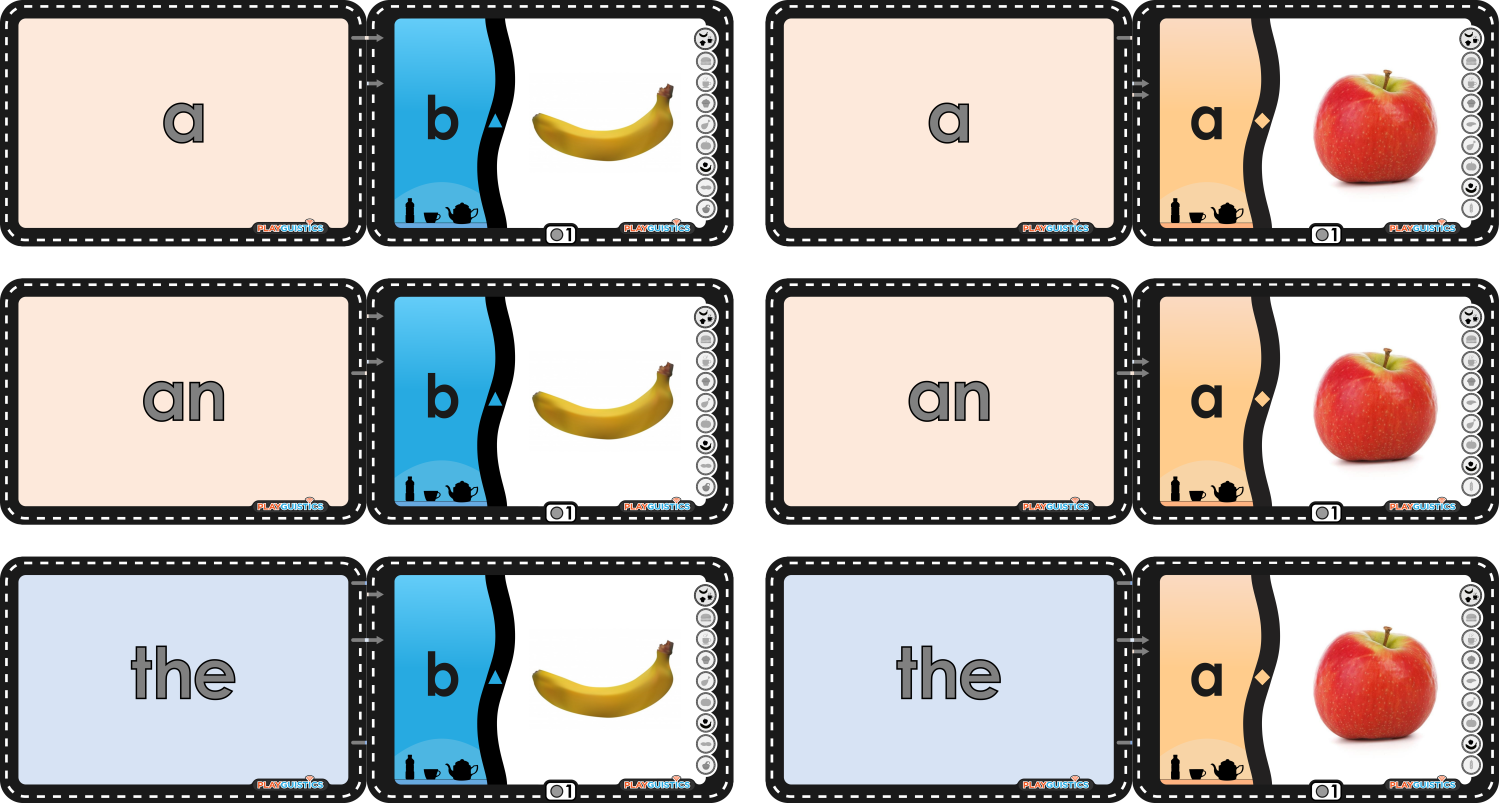 Flashcard Feature: Articles Before Nouns