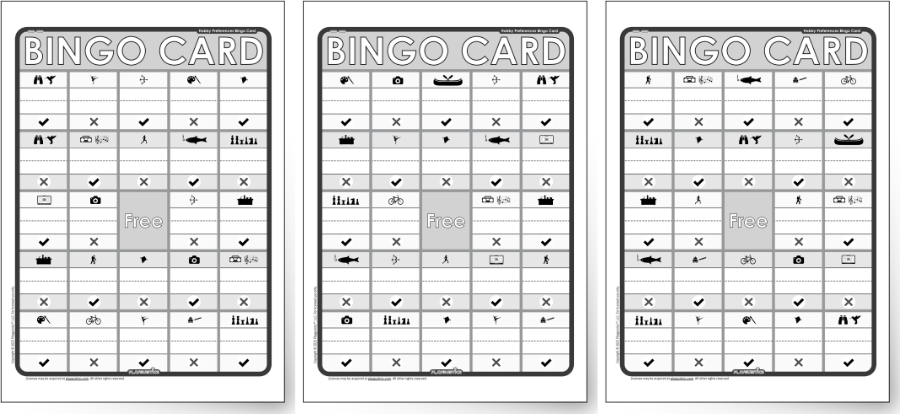 Hobbies BINGO Activity