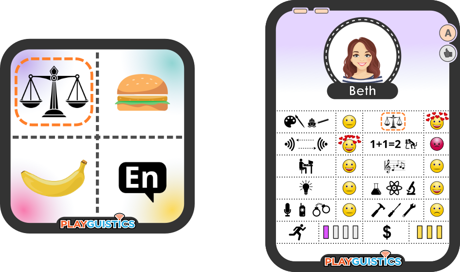 Cue Card & Character Card Examples