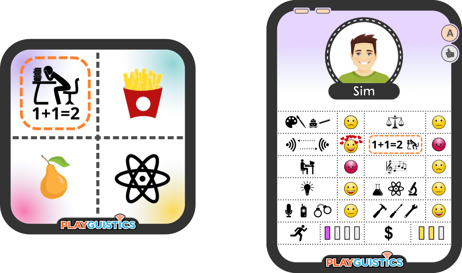Cue Card & Character Card Examples
