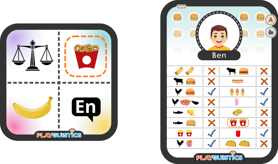 Cue Card & Character Card Examples
