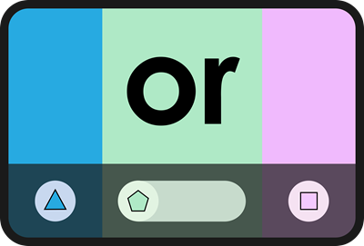 'or' Vowel-Consonant Combination Rule Card