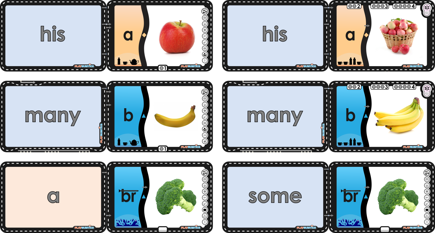 Flashcard Feature: Other Words Before Nouns