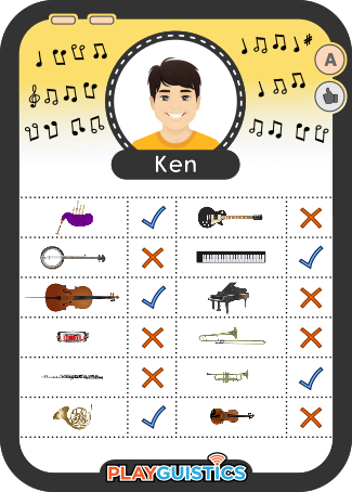 Instrument Preference Cards