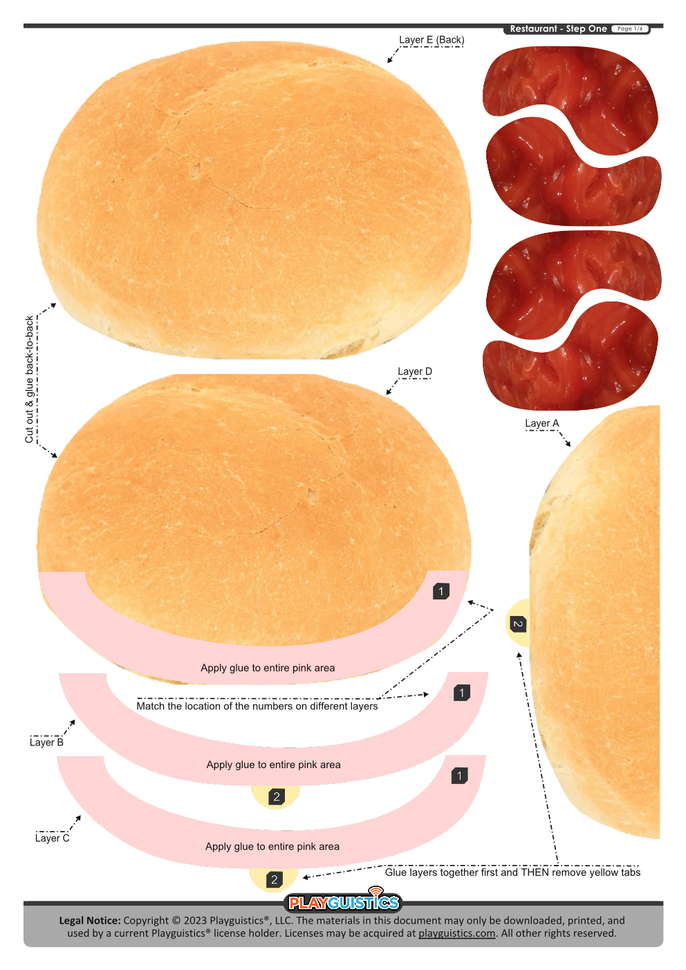 Fast-Food Printable Example