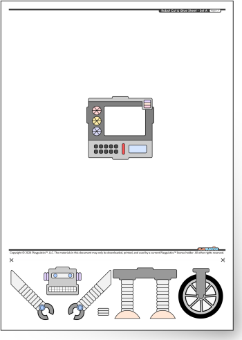 Robot Cut & Glue Sheet
