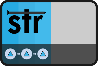 'str' Consonant Blend Card