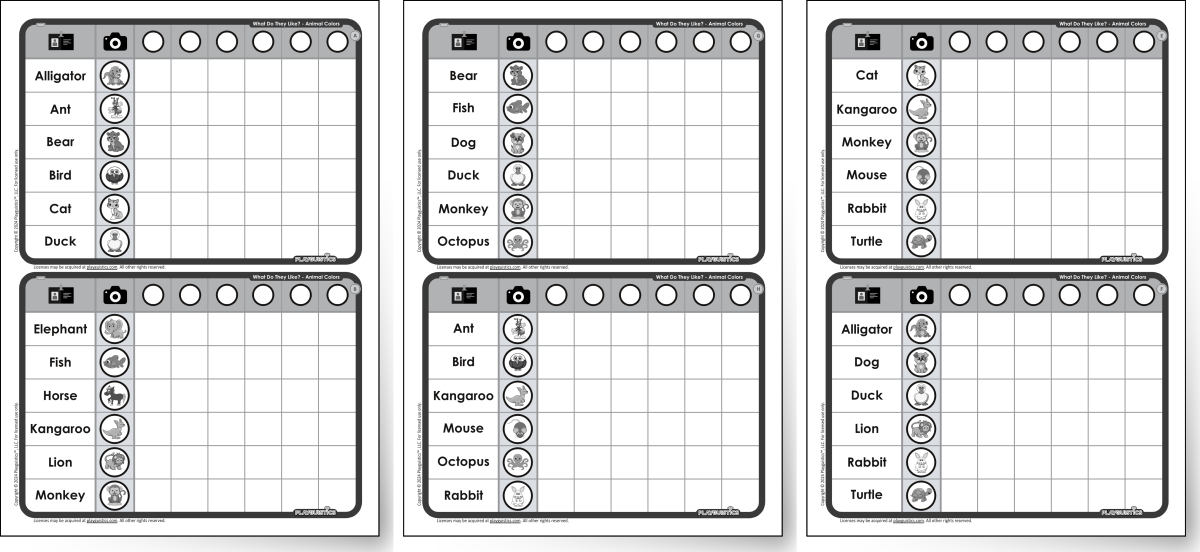 Resource Set: Color Survey Activities