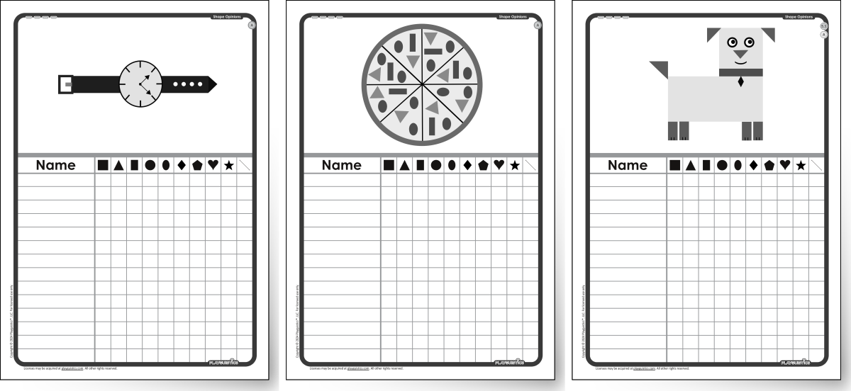 Activity Info: Shape Opinion Survey Activity
