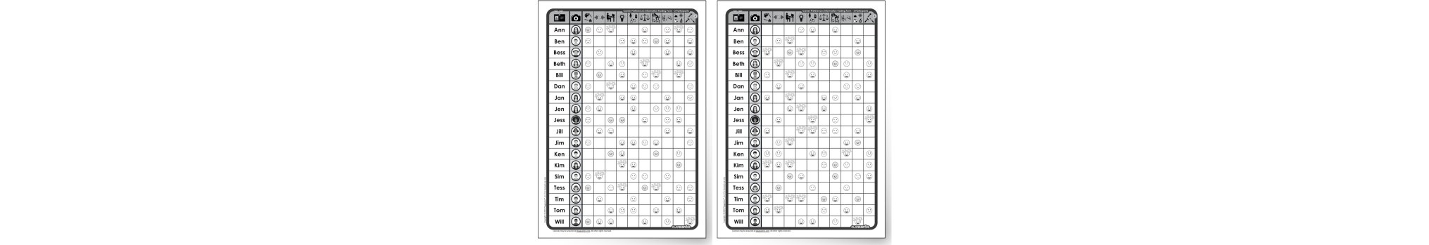 Survey Materials Preview - For 2 Participants