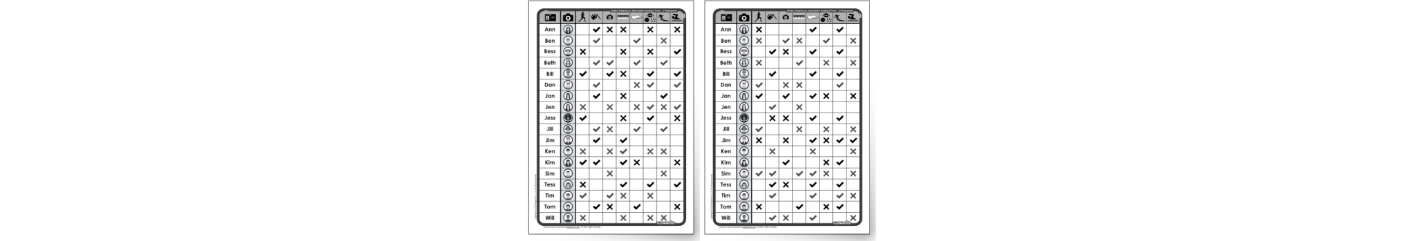 Survey Materials Preview - For 2 Participants