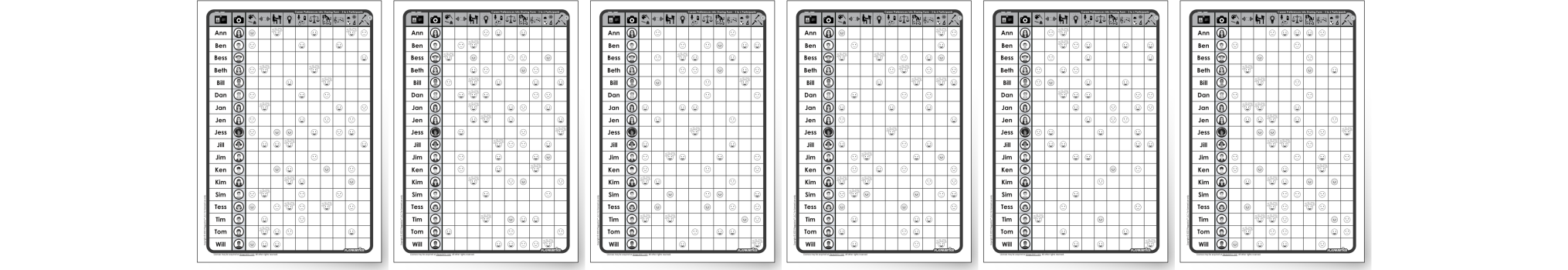 Survey Materials Preview - For 3-6 Participants