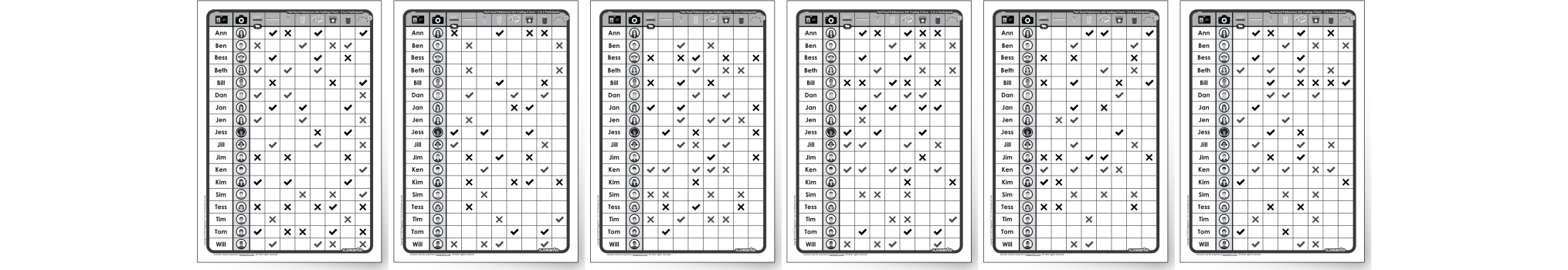 Survey Materials Preview - For 3-6 Participants