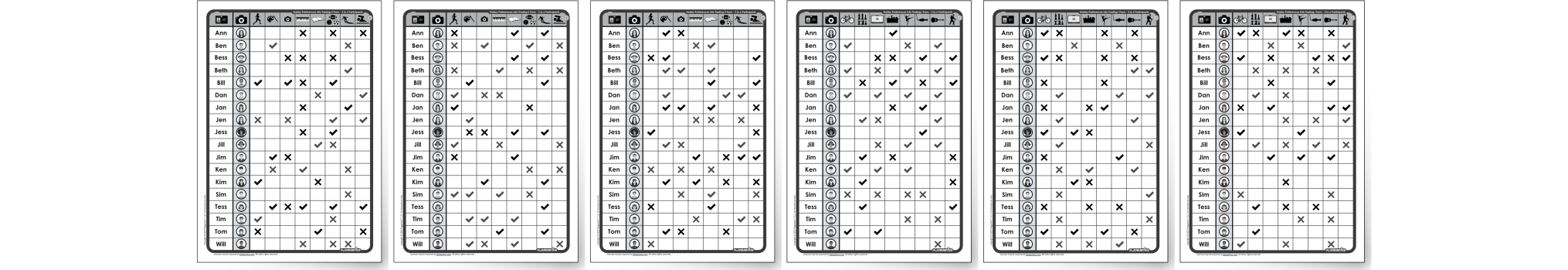 Survey Materials Preview - For 3-6 Participants