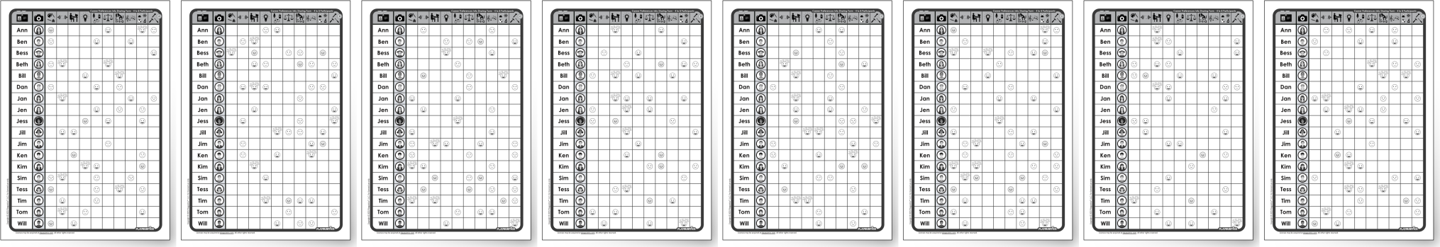 Survey Materials Preview - For 4-8 Participants