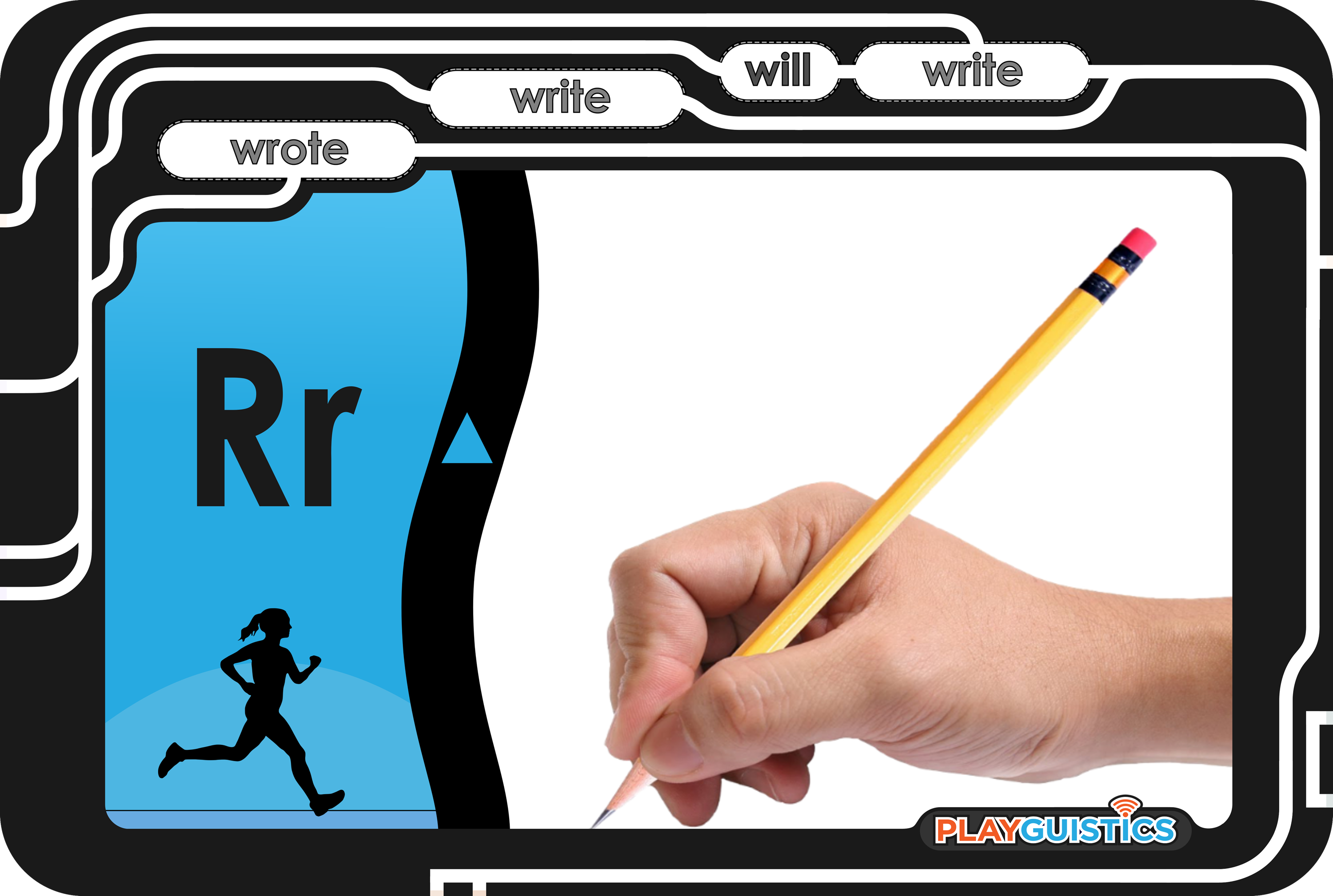 Verb (Front) Grammar Maze Flashcard
